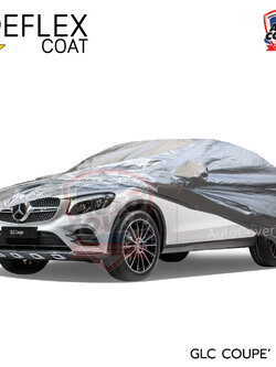 ผ้าคลุมรถเข้ารูป รถ BENZ GLC COUPE รหัส W253 ปี 2015-2023 ผ้าคลุมรถ ผ้าคลุมกันแดด กันไอร้อน กันน้ำ รุ่น REFLEX COAT