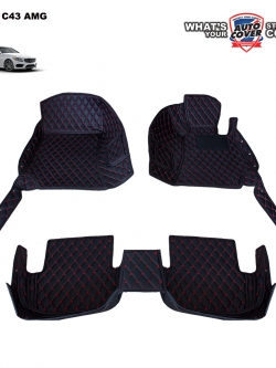 พรมรถยนต์ 6D รถ MERCEDES BENZ C COUPE 2 DOOR (W205) ชุดภายในห้องโดยสาร จำนวน 3 ชิ้น