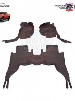 พรมรถยนต์ 6D รถ ISUZU ALL NEW DMAX 4 DOOR ปี 2020-2025 ชุดภายในห้องโดยสาร จำนวน 3 ชิ้น