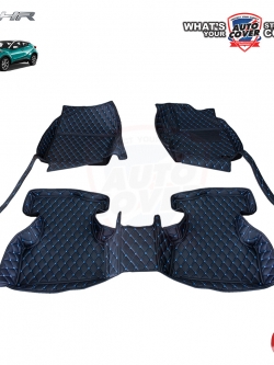 พรมรถยนต์ 6 D Leather Car Mat รถ TOYOTA CHR ปี 2018-2023 ชุดภายในห้องโดยสาร จำนวน 3 ชิ้น