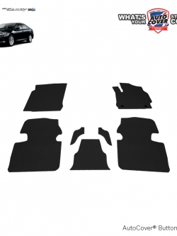 พรมปูพื้นรถยนต์ พรมกระดุม รถ TOYOTA CAMRY ปี 2012-2018 ชุดพรมพื้น จำนวน 7 ชิ้น