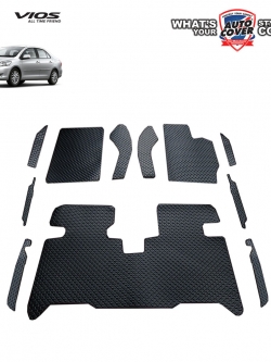 พรมปูพื้นรถยนต์ รถ TOYOTA VIOS ปี 2008-2012 พรมกระดุม ชุดภายในห้องโดยสาร จำนวน 11 ชิ้น