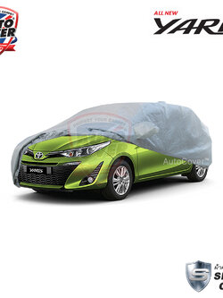ผ้าคลุมรถยนต์เข้ารูป รถ TOYOTA YARIS 5 DOOR HATCHBACK ปี 2014-2021 ผ้าคลุมรถรุ่น SILVER COAT