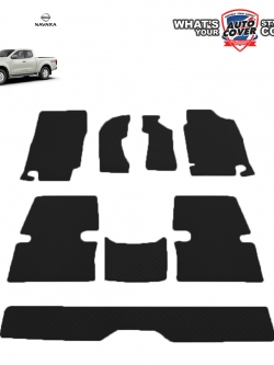 พรมปูพื้นรถยนต์ พรมกระดุม รถ NISSAN NAVARA NP 300 King Cab ชุดภายในห้องโดยสาร จำนวน 8 ชิ้น
