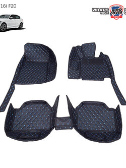 พรมรถยนต์ 6 D รถ BMW Serie 1 รหัสตัวถัง F20 ปี 2012-2017 ชุดภายในห้องโดยสาร จำนวน 3 ชิ้น