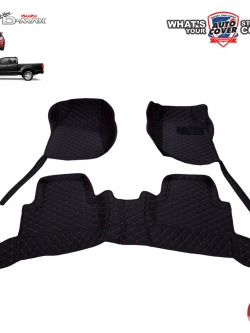 สินค้า PROMOTION! ลด 20% พรมรถยนต์ 6D รถ ISUZU DMAX SPACECAB ปี 2013-2018 ชุดภายในห้องโดยสาร จำนวน 3 ชิ้น (สีดำด้ายแดง)