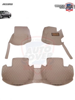 พรมปูพื้นรถยนต์ 6D รถ HONDA ACCORD (GEN 8) ปี 2009-2012 พรมรถยนต์ ชุดภายในห้องโดยสาร จำนวน 3 ชิ้น