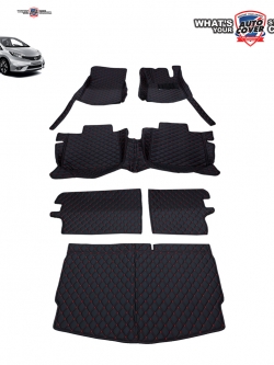 พรมรถยนต์ 6D รถ NISSAN NOTE จำนวน 6 ชิ้น รวมแผ่นท้ายและหลังพนักพิง