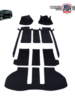 พรมปูพื้นรถยนต์ 6D รถ TOYOTA ALL NEW ALPHARD ปี 2019-2023 พรมรถยนต์ ชุดเต็มคันรวมท้าย จำนวน 7 ชิ้น