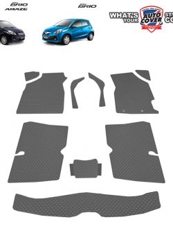 พรมปูพื้นรถยนต์ พรมกระดุม รถ HONDA BRIO 5 DOOR ชุดภายในห้องโดยสาร จำนวน 10 ชิ้น