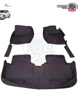 พรมปูพื้นรถยนต์ 6D รถ HONDA CIVIC (FB) ปี 2013-2016 พรมรถยนต์ ชุดภายในห้องโดยสาร จำนวน 3 ชิ้น