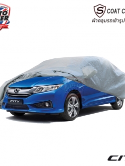 ผ้าคลุมรถเข้ารูป100% รถ HONDA CITY ปี 2014-2019 รุ่น S-Coat Cover