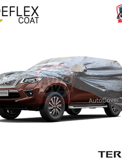 ผ้าคลุมรถเข้ารูป 100% รถ NISSAN TERRA ปี 2019-2023 ผ้าคลุมกันแดด กันไอร้อน กันน้ำ รุ่น REFLEX COAT