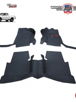 พรมปูพื้นรถยนต์ 6 D รถ TOYOTA VIGO SMART CAB ปี 2005-2015 พรมรถยนต์ชุดภายในห้องโดยสาร จำนวน 3 ชิ้น