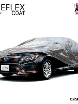 ผ้าคลุมรถเข้ารูป รถ TOYOTA CAMRY ปี 2012-2018 ผ้าคลุมรถกันแดด กันไอร้อน กันน้ำ รุ่น REFLEX COAT