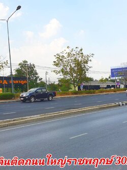 💰ติดทรัพย์💰ขายที่ดินติดถนนราชพฤกษ์ 4-3-49 ไร่ {ตรว.ละ 160,000} ใกล้รถไฟฟ้า MRT ท่าอิฐ ต.บางรักน้อย จ.นนทบุรี ทำเลทอง ที่สวย ปรับถมเรียบร้อย หน้ากว้างติดถนน 65 เมตร ลึกยาวสุด 110 เมตร