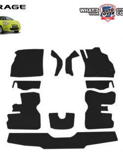 พรมปูพื้นรถยนต์ พรมกระดุม รถ MITSUBISHI MIRAGE ชุดภายในห้องโดยสาร จำนวน 11 ชิ้น