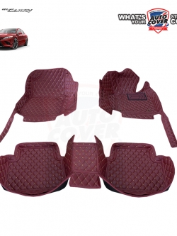 พรมปูพื้นรถยนต์ 6D รถ TOYOTA ALL NEW CAMRY ปี 2019-2022 พรมรถยนต์ชุดภายในห้องโดยสาร จำนวน 3 ชิ้น