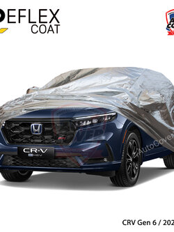 ผ้าคลุมรถเข้ารูป 100% รถ HONDA CRV Gen 6 ปี 2022-2027 ผ้าคลุมกันแดด กันไอร้อน กันน้ำ รุ่น REFLEX COAT