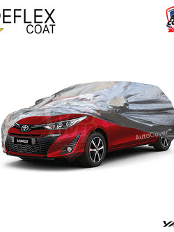 ผ้าคลุมรถเข้ารูป 100% รถ TOYOTA YARIS 5 DOOR HATCHBACK ปี 2018-2020 รุ่น REFLEX COAT