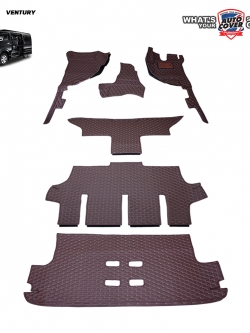 พรมปูพื้นรถยนต์ 6D รถ TOYOTA VENTURY พรมรถยนต์ ชุดเต็มคันรวมท้าย จำนวน 6 ชิ้น