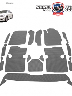 พรมปูพื้นรถยนต์ พรมกระดุม รถ TOYOTA CAMRY ปี 2007-2011 ชุดภายในห้องโดยสาร จำนวน 16 ชิ้น