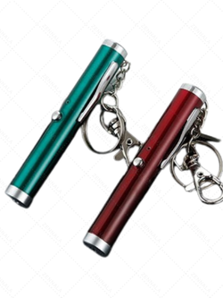 Laser แสงสีแดง เล็กสั้นพวงกุญแจ (ชาร์จไฟ)
