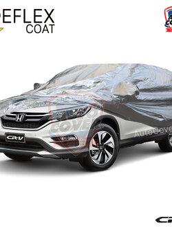 ผ้าคลุมรถเข้ารูป 100% รถ HONDA CRV Gen 5 ปี 2017-2021 ผ้าคลุมกันแดด กันไอร้อน กันน้ำ รุ่น REFLEX COAT