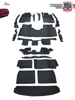 พรมปูพื้นรถยนต์ พรมกระดุม รถ HONDA ALL NEW CRV (GEN 5) ปี 2017-2021 พรมรถยนต์ ชุดเต็มคัน+หลังเบาะ+แผ่นท้าย จำนวน 17 ชิ้น