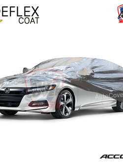 ผ้าคลุมรถเข้ารูป 100% รถ HONDA ACCORD GEN 10 ปี 2019-2023 ผ้าคลุมกันแดด กันไอร้อน กันน้ำ รุ่น REFLEX COAT