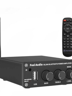 Fosi Audio BL20A Bluetooth Power Amplifier ClassD ชิป TPA3116 x2 ประกันศูนย์ไทย