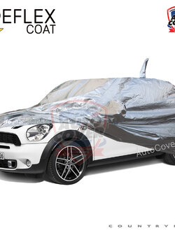 ผ้าคลุมรถเข้ารูป 100% รถ MINI COUNTRYMAN รหัส R60 ผ้าคลุมกันแดด กันไอร้อน กันน้ำ รุ่น REFLEX COAT
