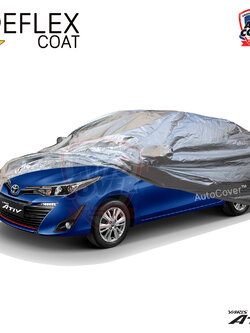ผ้าคลุมรถเข้ารูป 100% รถ TOYOTA YARIS ATIV 4 DOOR SEDAN ปี 2018-2022 รุ่น REFLEX COAT