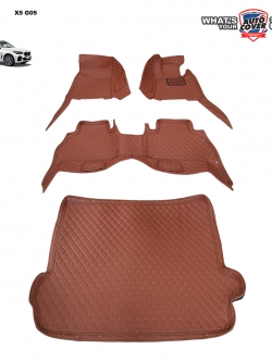 พรมรถยนต์ 6D รถ BMW X 5 ตัวถัง G05 ปี 2019-2025 ชุดเต็มคันรวมแผ่นท้าย จำนวน 4 ชิ้น