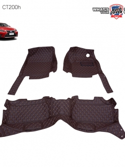 พรมรถยนต์ 6 D รถ LEXUS CT 200h ปี 2011-2016 ชุดภายในห้องโดยสาร จำนวน 3 ชิ้น