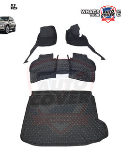 พรมปูพื้นรถยนต์ 6D รถ BMW X3 (F25) พรม 6D ชุดภายในห้องโดยสาร + แผ่นท้าย จำนวน 4 ชิ้น