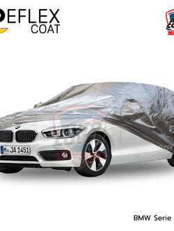 ผ้าคลุมรถเข้ารูป รถ BMW SERIE 1 รหัส F20 ปี 2012-2018 ผ้าคลุมกันแดด กันไอร้อน กันน้ำ รุ่น REFLEX COAT