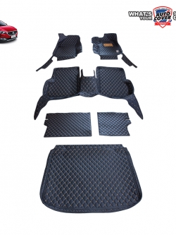 พรมรถยนต์ 6D Leather Car Mat รถ MG ZS ชุดเต็มคัน รวมแผ่นท้ายและหลังพนักพิง จำนวน 6 ชิ้น