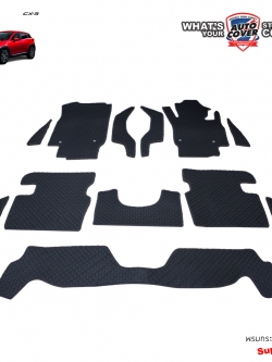 พรมปูพื้นรถยนต์ พรมกระดุม รถ MAZDA CX-3 ปี 2018-2022 ชุดภายในห้องโดยสาร จำนวน 12 ชิ้น