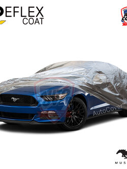 ผ้าคลุมรถเข้ารูป รถ FORD MUSTANG ปี 2015-2023 ผ้าคลุมรถกันแดด กันไอร้อน กันน้ำ รุ่น REFLEX COAT