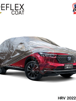 ผ้าคลุมรถเข้ารูป 100% รถ HONDA HRV ปี 2022-2026 ผ้าคลุมกันแดด กันไอร้อน กันน้ำ รุ่น REFLEX COAT