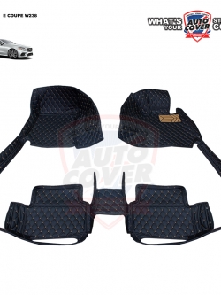 พรมปูพื้นรถยนต์ 6D รถ MERCEDES BENZ E COUPE 2 DOOR รหัสW238 ปี 2017-2023 ชุดภายในห้องโดยสาร จำนวน 3 ชิ้น