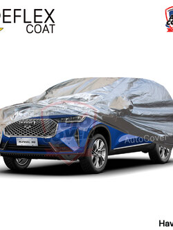 ผ้าคลุมรถเข้ารูป 100% รถ HAVAL H6 ปี 2022-2026 ผ้าคลุมกันแดด กันไอร้อน กันน้ำ รุ่น REFLEX COAT