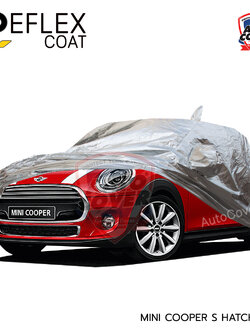 ผ้าคลุมรถเข้ารูป รถ MINI COOPER S HATCH รหัส F56 ปี 2014-2023 ผ้าคลุมกันแดด กันไอร้อน กันน้ำ รุ่น REFLEX COAT