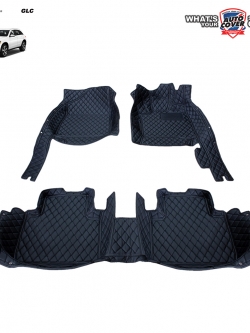 พรมรถยนต์ 6D รถ MERCEDES BENZ GLC รหัสตัวถัง W253 ชุดภายในห้องโดยสาร จำนวน 3 ชิ้น