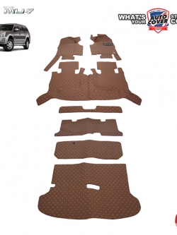 พรมรถยนต์ 6D รถ ISUZU MU-7 ชุดเต็มคัน รวมแผ่นท้ายและหลังเบาะแถว 3 จำนวน 7 ชิ้น