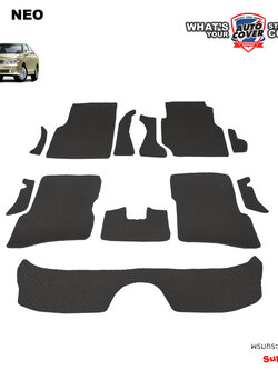 พรมปูพื้นรถยนต์ พรมกระดุม รถ NISSAN SUNNY NEO ปี 2001-2006 ชุดภายในห้องโดยสารl จำนวน 12 ชิ้น