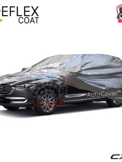 ผ้าคลุมรถเข้ารูป 100% รถ MAZDA CX-8 ปี 2019-2024 ผ้าคลุมกันแดด กันไอร้อน กันน้ำ รุ่น REFLEX COAT