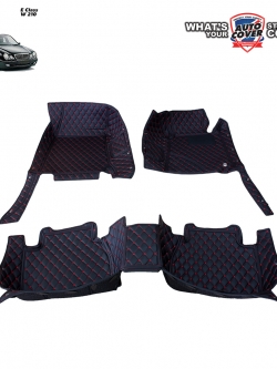 พรมปูพื้นรถยนต์ 6D รถ MERCEDES BENZ E CLASS รหัสตัวถัง W210 พรม6D ชุดภายในห้องโดยสาร จำนวน 3 ชิ้น