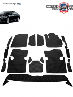 พรมปูพื้นรถยนต์ พรมกระดุม รถ TOYOTA CAMRY ปี 2012-2018 ชุดภายในห้องโดยสาร จำนวน 16 ชิ้น